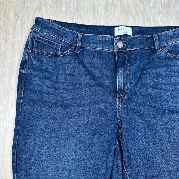 Lane Bryant Flex Magic Waistband Signature Fit Mid Rise Skinny Jeans Plus 22 - Picture 3 of 15